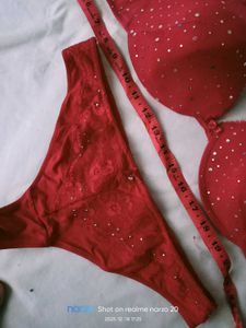 Red Lingerie Set