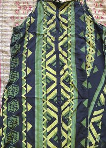 Boho Geometric Print Spaghetti Strap Top