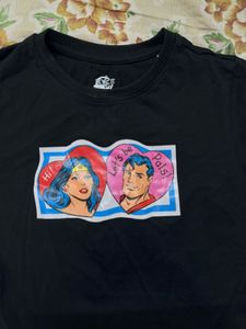 Wonder Woman &amp; Superman Graphic Tee