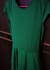 Green Skater Dress
