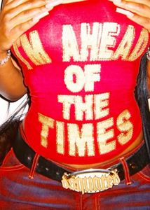 y2k iconic orange Sequin "Ahead of the Times" Top