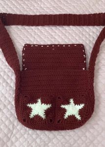 Crochet Messenger Star Bag