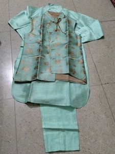 green indowestern (1 time used only)