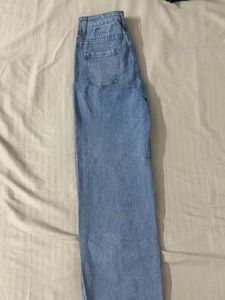 Light Wash Wide Leg Jeans