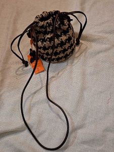 Chic Drawstring Pouch Bag