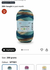 Ganga Spectrum Hand Knitting wool yarn