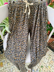 Leopard Print Pajama Pants