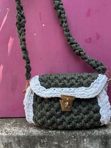 Handmade Crochet Crossbody Bag