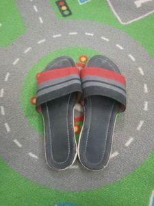 Striped Comfort Slides