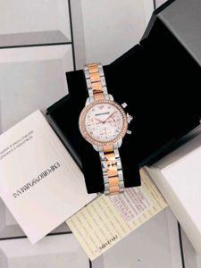 Armani-Inspired Premium Women's Analog Wrist Watch