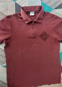 Puma Quarter Zip Polo Shirt