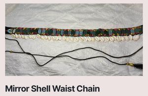 Mirror Shell Waist Chain