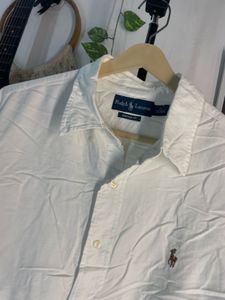 Classic White Polo Ralph Lauren Shirt