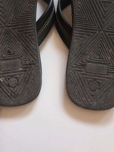 Men's Black Sport Flip Flops
