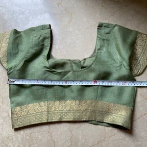 Pure Chanderi Silk Blouse