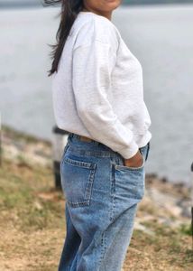 Trendy Patchwork Sweatshirt
