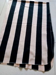 Striped Fleece Throw Blanket