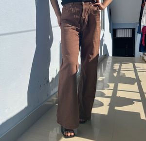 Black Pink Jennie Kim Style Brown Jeans