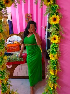 Green Fishcut Dress