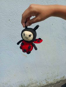 Crocheted Ladybug Plushie