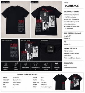 Men's Tony Montana Graphic T-Shirt