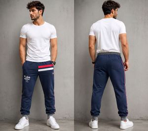 Fila Men's Navy Blue Joggers