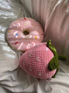Cute Crochet Fruit Pillows