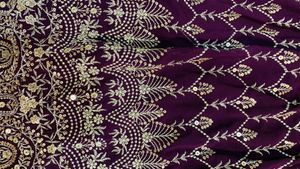Embroidered Purple Kurta Set with Dupatta