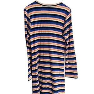 Striped Long Sleeve Dress