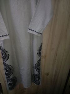 Grey and Black Embroidery Design Kurta...🖤