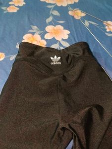 Adidas Leggings with Stripes