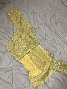 Sparkling Yellow Ethnic Blouse