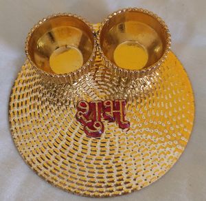 Diwali Pooja Thali Set