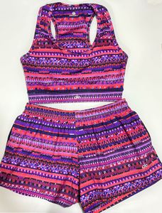 Alo Yoga Sports Bra and Shorts Set