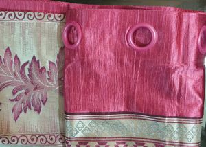 HEAVY DISCOUNT:5 Pcs BRIGHT PINK CURTAINS
