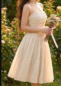 White Strapless Mini Dress