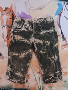 Girls Tie-Dye Velvet Pants