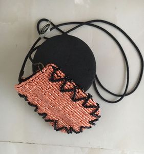 Vintage Beaded Purse necklace