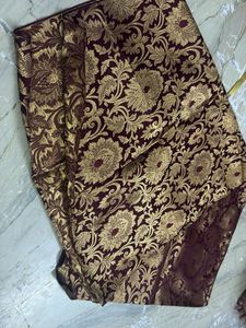 Brocade fabric with Dupatta &amp; sleeves