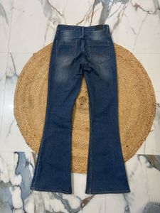 Retro High-Waisted Flare Jeans
