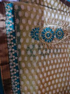 Elegant Embroidered Saree