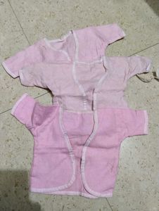 Pink Cotton Blend Blouse