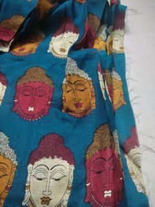 Pure Soft Cotton Handblock Buddha Print #flashsale