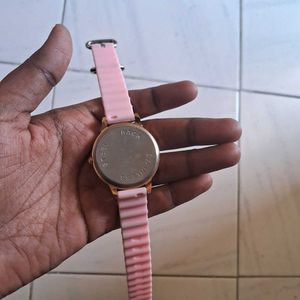 CUTE ASTHETIC PINK WATCH
