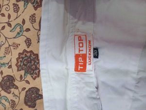 White shool Button-Down Shirt