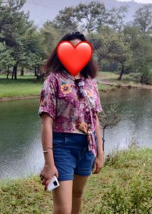 Vintage Floral Print Button-Up Shirt
