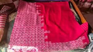 2 GORGEOUS PINK SAREE :- SOFT SILK AND JAMDANI