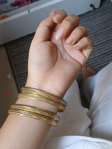 Gold type Anti tarnish bangles for women