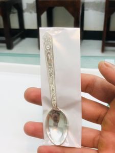 Pure Silver Spoon (wt:-10.500g)