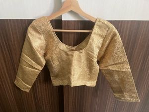 Elegant Brocade Blouse